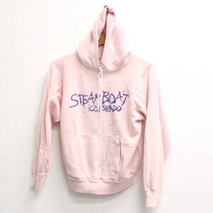 Vintage Steamboat Colorado Hooded Sweatshirt Small
